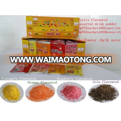 Blending Solid Orange Fruits Flavoured powder /Taste same to fresh fruits juice