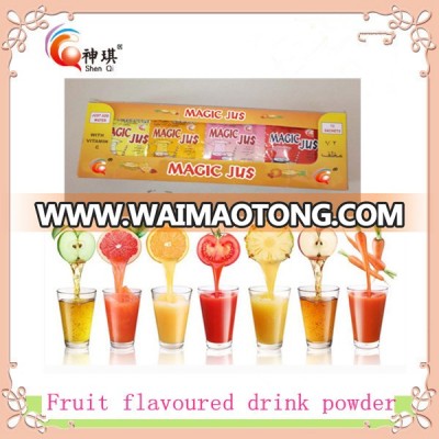 5g in sachet packing instant fruit drink powder