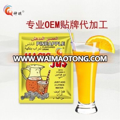 Instant fruit juice powder 5g make 2L juice